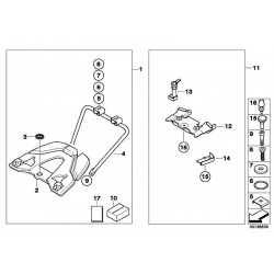 BMW Motorrad Σετ Βάση Βαλίτσας Vario Topcase για R 1200 GS ΒΑΛΙΤΣΕΣ / ΒΑΣΕΙΣ / TANKBAG