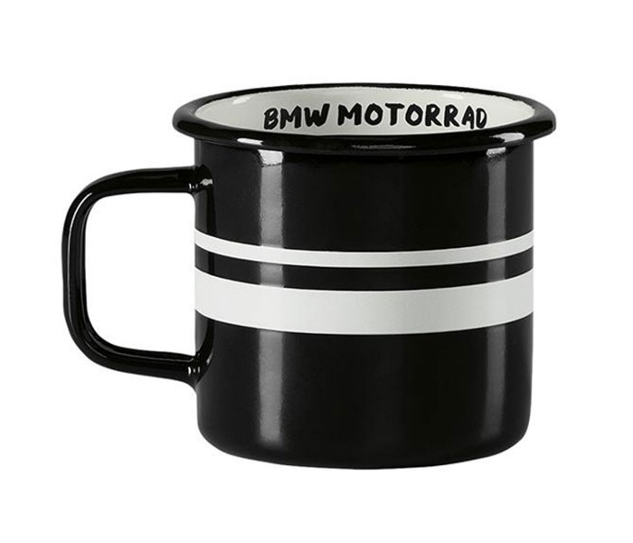 BMW Motorrad Εμαγιέ Κούπα Twin Stripes Μαύρη ΕΙΔΗ ΔΩΡΩΝ