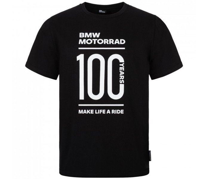 BMW Motorrad T-Shirt 100 Years Ανδρικό Μαύρο ΕΝΔΥΣΗ